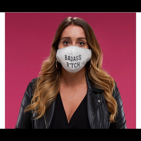 Badass B Woman’s Fun Facemask - BRAND NEW, Great Gift - Picture 1 of 3